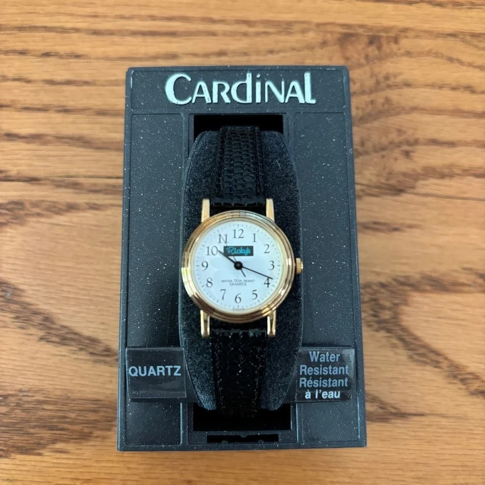 Cardinal Ricky's Quartz Alligator Wrist Watch - New In Box  - Water Resistant